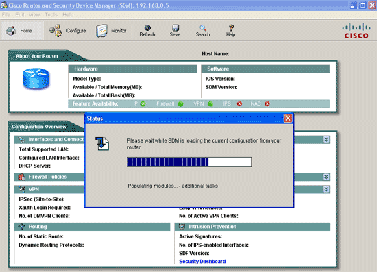 cisco security device manager sdm version 2.3.1