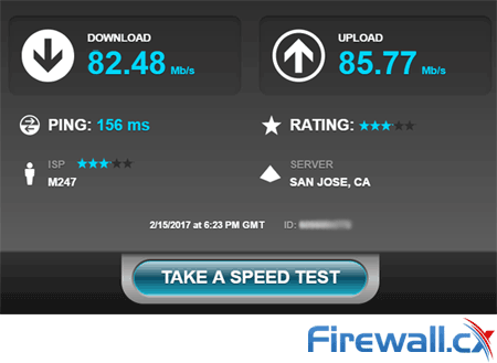 StrongVPN truly impressed us with its superfast download speeds and low latency