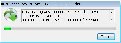 cisco anyconnect secure mobility client version 3.1