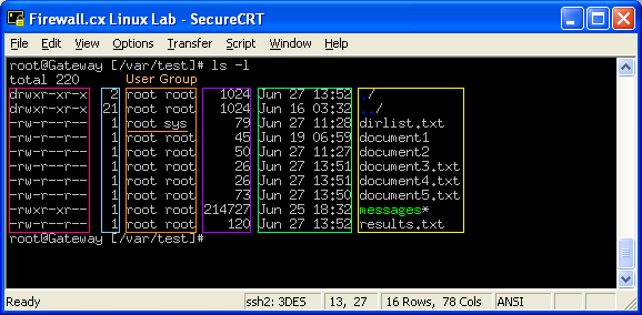 list hidden files linux date changed