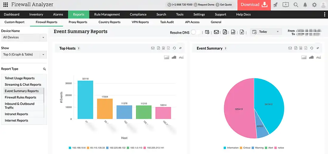 ManageEngine - Firewall Analyzer - Reporting and Alerts