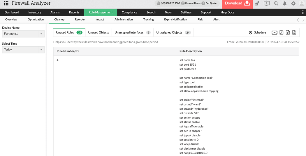 Firewall policy rule cleanup Firewall policy rule cleanup