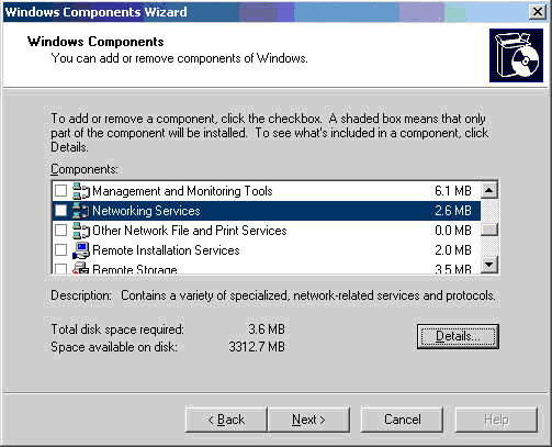 how to register windows 2003 server