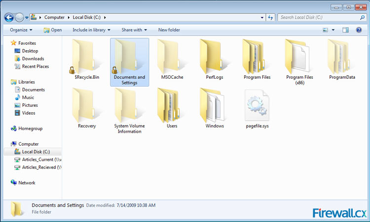 windows 7 hidden files show up in search